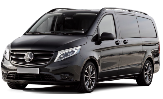 Mercedes Vito VIP airport transfer vehicle